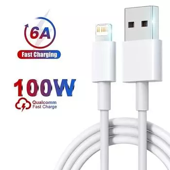 100W Fast Charging Cable For Apple iPhone 14 13 12 11 Pro Max Plus Mini USB C 1M 2M Data Cables Quick Charge Phone Accessories 0.25m