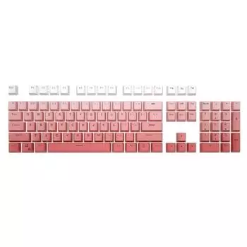 104 Keycaps Translucent Double-Shot PBT Keycaps Backlit ForCherry Mechanical Keyboard hes 61 87 104 Compatible