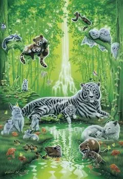 1053 Super Small Piece Forest Family (26x38cm)