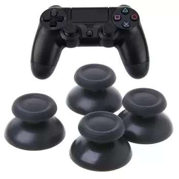 10-100 шт. для PS4 аналоговый чехол 3D оболочка стик джойстик грибовидный колпачок стик для Sony PlayStation 4 PS4 контроллер 10pcs чёрный