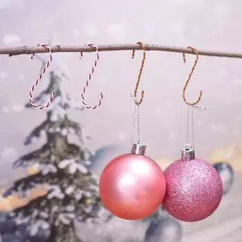 10/1PCS Christmas Metal Star Decorations S-shaped Hooks for Christmas Tree Hanging Wreath Pendant Clasp New Year 2025 Ornaments 1PCS
