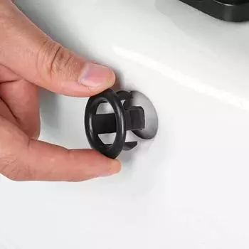 10/1Pcs Sink Overflow Cover Replacement Wash Basin Trim Bath Round Ring Caps Bathroom Sink Overflow Hole Covers Accessories 1pcs