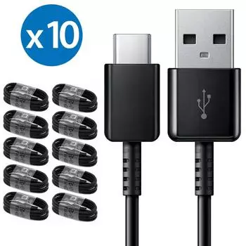10-20 шт. 1,2 м 4 фута 2 м 6 футов USB-C Type C USB-кабель для быстрой зарядки для Samsung S23 S24 S10 S20 S22 Htc LG android phone 1m