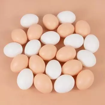 10/20 шт. имитация пластиковых яиц DIY живопись ремесло пасхальная вечеринка украшение дома фермерские яйца гнезда дети развивающая игрушка подарок 10pcs
