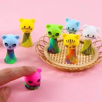 10/20 шт. мультяшные животные прыгающие куклы игрушки детские подарки на день рождения мешок подарков пиньята наполнитель рождественский подарок школьные призы игра