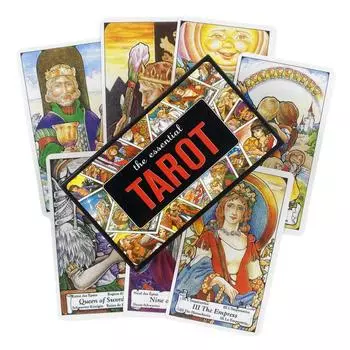 10,3*6 см Основные карты Таро 78 колод Oracle English Visions Divination Edition Borad Игры