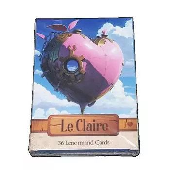 10,4*7,3 см Le Claire Lenormand Уникальная колода из 36 карт с очаровательными персонажами мультфильмов в стиле Ghibli