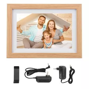 10-дюймовая цифровая фоторамка 1280 X 800 IPS широкий экран 16G хранилище WiFi обмен RK3126 четырехъядерный E EU Plug 100 to 240V