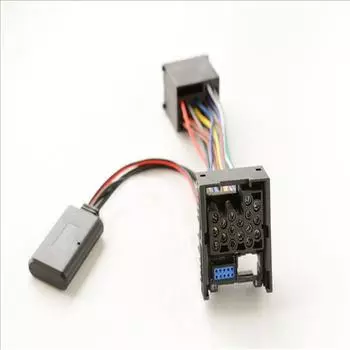 10-контактный автомобильный радиоприемник Bluetooth без потерь AUX IN аудиокабель-адаптер для BMW E46 02-06