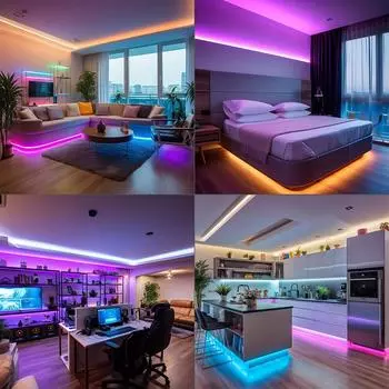 10 м 20 м 30 м светодиодные лампы для комнаты музыка синхронизация RGB светодиодная лента гибкая лента для домашнего декора вечеринки подсветка телевизора US plug&3m