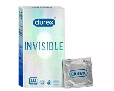 10 презервативов Durex Invisible Super Ult