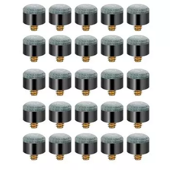 10 Sets 12mm/13mm Cue Stick Ferrules Replacement Kit Billiard Big Head Billiard Pole 13mm-100pcs Head