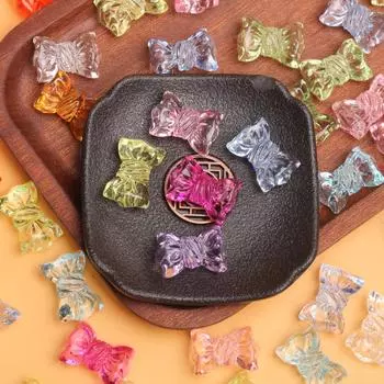 10 шт. 16*24,2 мм модные акриловые кристаллы прозрачные конфетные бусины DIY цепочка для телефона материал ручной работы аксессуары для изготовления ювелирных изделий зелёный