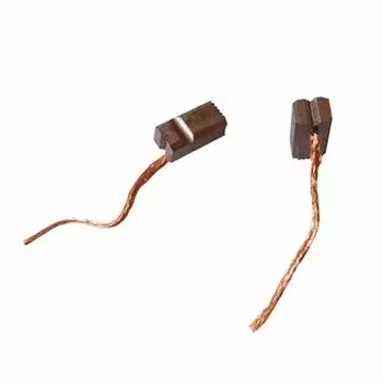 10 шт. 4*5*10 мм угольные щетки постоянного тока двигатель универсальные сменные щетки провода генератор для DC12-24V электродвигатель ручной инструмент части индиго