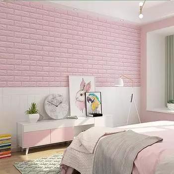 10 шт. 70*15 см/35*15 см 3D самоклеящиеся обои спальня обои декоративные настенные наклейки DIY гостиная кухня фон 10Pcs 35cmX15cm чёрный