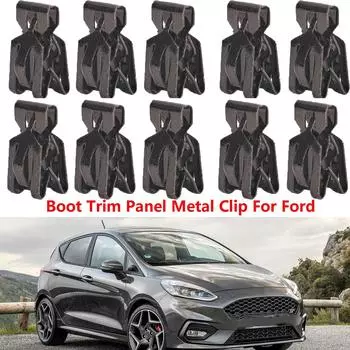 10 шт. для Ford Fiesta MK6 Focus MK3 Galaxy MK3 Kuga MK1 панель отделки багажника металлические зажимы зажим боковой стойки грузового отсека 1430815
