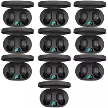 10 шт. оптовая продажа TWS E6S беспроводные наушники Bluetooth наушники стереогарнитура наушники с микрофоном для iPhone Xiaomi