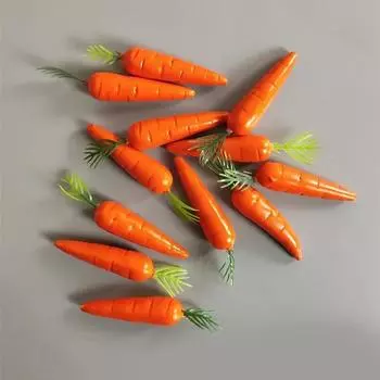 10 шт. пасхальное украшение имитация моркови искусственный мини-пенопластовый овощ морковь пасхальный орнамент украшение для дома детский подарок