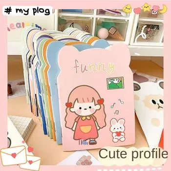 10 шт./упак. блокноты Kawaii, линованная бумага, мультяшный блокнот, мини-блокнот, офисные принадлежности A 10pcs Random
