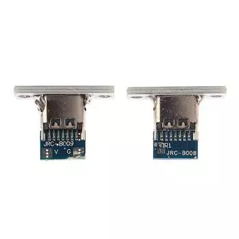 10 шт. USB 3,1 Тип C, фиксирующая пластина для гнезда Тип-C USB-разъем 3,1 Тип-C 2-контактный 4-контактный гнездовой разъем Порт для зарядки 4PIN