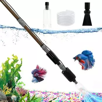 10 Вт 6 в 1 USB насос для замены воды в аквариуме инструмент для очистки гравия электрический вакуумный фильтр насос для промывки аквариума замена песка новый