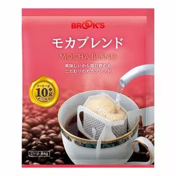 10g Drip Bag Coffee Mocha Blend 90 Bags Coffee Coffee Brooks Coffee Brooks BROOKS BROOK S