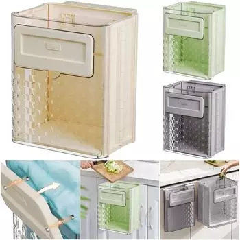 10L Foldable Hanging Trash Cans Under Sink Waste Bins for Car Outdoor Camping QD 10L