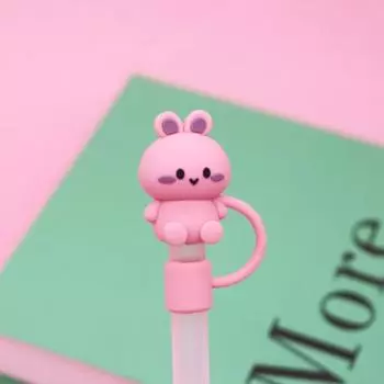 10mm Straw Cover Silicone Straw Tips Drinkware Accessories Straw Cap Cup коричневый