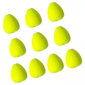 10pcs/50pcs Fly Fishing Strike Indicators Foam Floats Bright Color Fishing Rig Floats for Trout Catfish Fishing Tackle 1 жёлтый