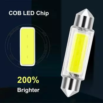 10pcs C5W Led C10W Festoon Lights Interior Light 31mm 36mm 39mm Festoon Car Doom Lamp Reading Light Auto Lamp 12V 6000K