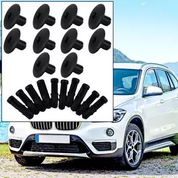 10Pcs Car Cover Plate Fixing Clips Trim & Body Panel Clips For Q3 Q5 Q7 A4 A5 A8 4D0807300 Black Panel Clips Car Accessories CHINA