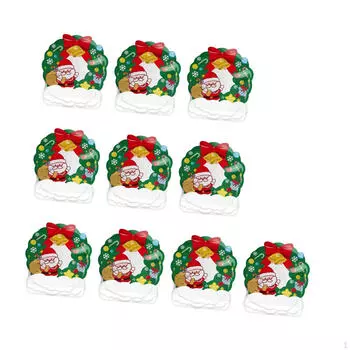 10Pcs Christmas Candy Gift Bag Witch Goodie Portable Storage Treat Party for