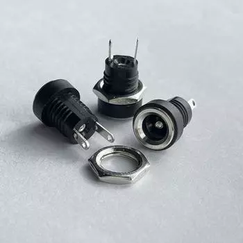 10 шт. DC022B 5,5 x 2,1 мм DC Power Jack 3,5*1,3 мм 5,5*2,1 мм 5,5*2,5 мм 2-контактный разъем питания Разъем Адаптер