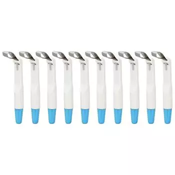 10pcs Dental Matrix Band Metal Smoothing Surfaces Close Fitting Dental Matrice Ring System синий
