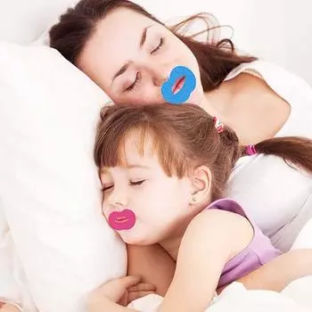 10Pcs Nose Breathing Improved Mouth Breathing Patch Sleep Closed-mouth Stickers Men/Women StyleB-White