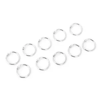 10PCS Parrot Bird Accessories Sturdy Iron Anklet Buckle Foot Rings Set Pet Supplies