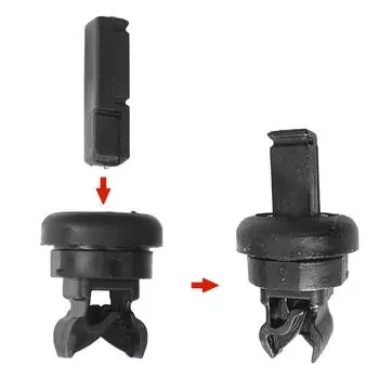10pcs Rear Boot Parcel Shelf Bracket Buckle Clips For Nissan Qashqai J10 J11