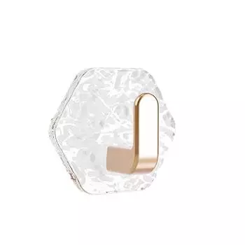10pcs Self Adhesive Key Hooks Transparent Storage Rack Multi-functional Wall hanging Hook Jewelry
