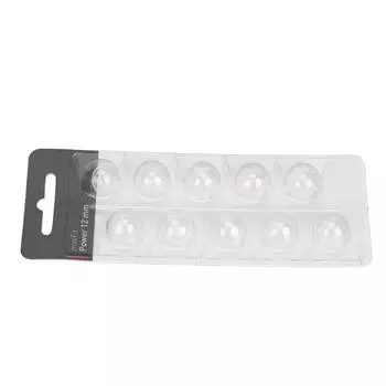 10PCS Sound Amplifier Click Sleeve Double Layer Closed Eardrum Head Sound Aid Domes Tips for 12mm