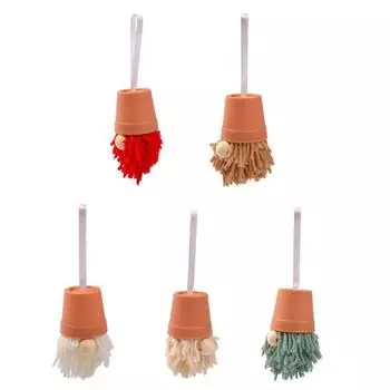 10Pieces Christmas Gnomes Elf Hanging Ornaments Handmade Santa Tomte Scandinavian Decors for Festival Season Pendants