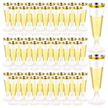 10шт прозрачный бокал для шампанского одноразовые бокалы Маргарита бокал для красного вина Рождественская вечеринка