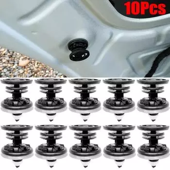 10x внутренняя дверная панель, зажим для карт, заклепка для VW Caddy Touran Tiguan Golf 4 5 6 7 Passat CC Polo Beetle Jetta T5 T6 7L6868243