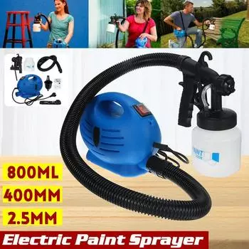 110-230V Multifunction Airbrush with Compressor Airless Paint Sprayer HVLP Electric Spray Guns For Painting Wall Furnature 800ML 650W