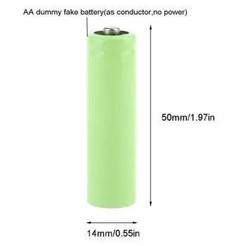 110 см 2 в 1 AA Battery -Eliminator USB Powered for Зубная щетка Игрушка Фонарик Часы Рация Рождественская Лента Светильник 2AA