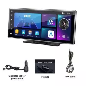 11,26-дюймовый IPS Carplay и Android Auto Car Radio Мультимедиа WIFI Видеоплеер совместим с устройствами Apple и Android