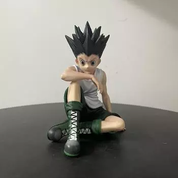 11см HUNTERHUNTER Киллуа Золдик ГОН ФРИСС ПВХ Фигурка Аниме Фигурка Модель Игрушки Коллекция Кукла Подарок на День Рождения
