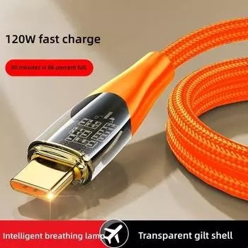 120 Вт 6A USB-USB-C кабель для быстрой зарядки и синхронизации данных для Xiaomi 13 Redmi Note 12 Samsung S23 S22 кабели для зарядки Type-C 1m