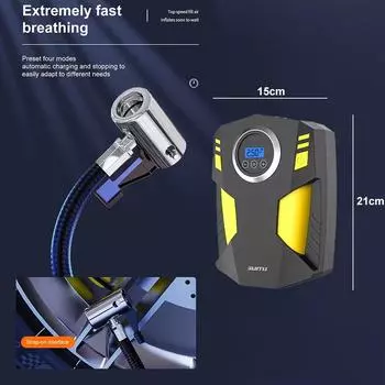 120 Вт автомобильный воздушный компрессор 50-100 фунтов на квадратный дюйм портативный электрический воздушный компрессор воздушный насос автомобильный мотоцикл велосипедный насос для накачивания шин шинный инструмент