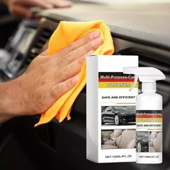 120ML Multi-Purpose Foam Cleaner Leather Clean Remover Spray Car Wash Auto Interior Household Cleaners Stain Removal CN