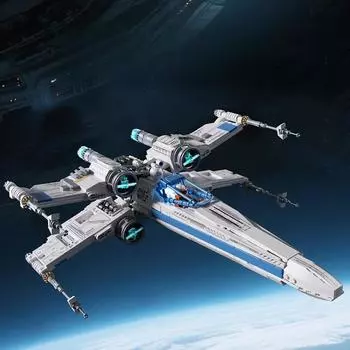1261 шт. Серия «Космос» Истребитель X-wing Конструктор Детские игрушки Без коробки